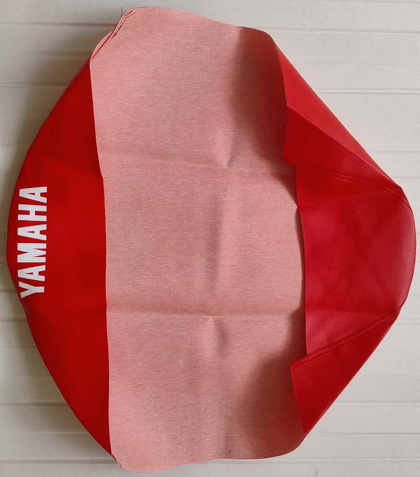 Housse de selle ROUGE pour YAMAHA 125 DTMX (Modèle 2A8 - 4J3) (produit neuf) - Photo 4/4