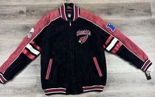 Vintage NFL G-III Arizona Cardinals Bomber Jacket Suede Leather Men’s XXL New