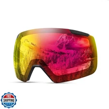 OutdoorMaster Ski Goggles Heron Replacement Lens, Magnetic Easy L