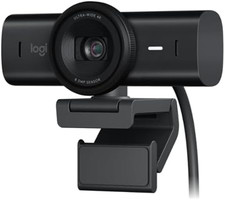 Image of Logitech MX Brio 4K Ultra HD Webcam with Dual Microphones, Autofocus Show Mode