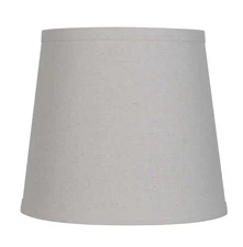 Mainstays 7x9x8" Accent Lamp Shade, Round Nature Linen Mix & Match Decorative