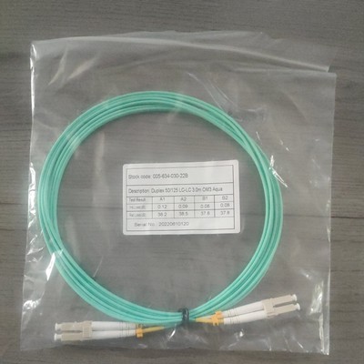 10 x OM3 LWL Patchkabel LC-LC UPC 50/125μm Duplex
