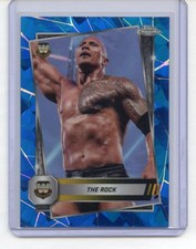 2025 Topps Chrome Sapphire Edition WWE #10 The Rock