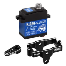 INJORA 7KG Servo INJS2065 with Mount and Servo Horn for TRX4M TRX4MT 1/18 RC