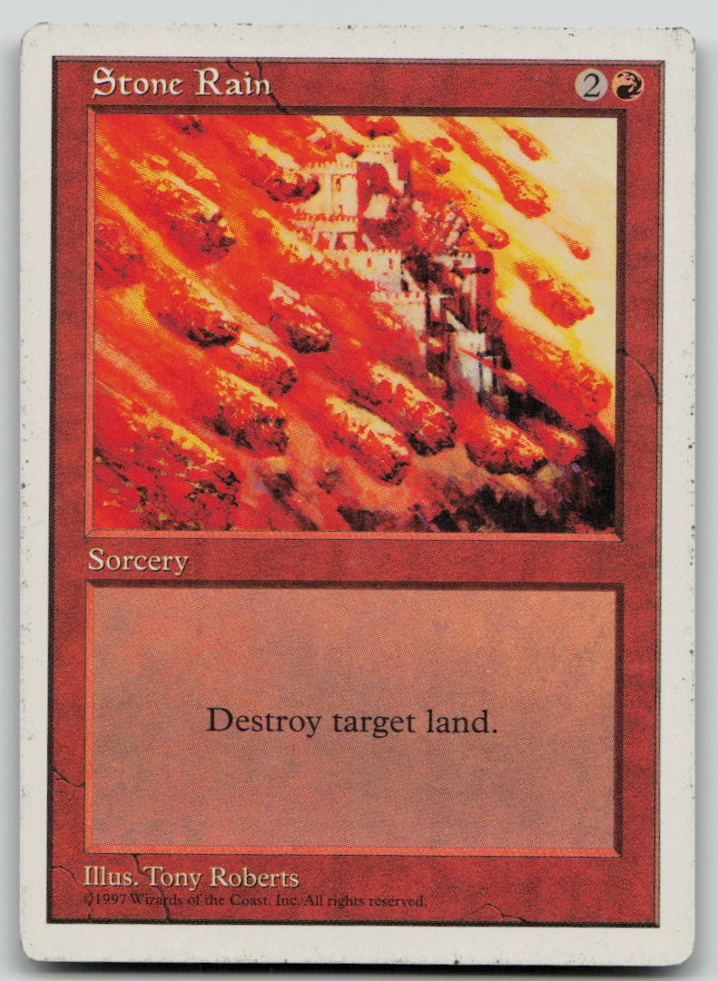 Stone Rain [Fifth Edition - 270] Moderately Played Common Magic