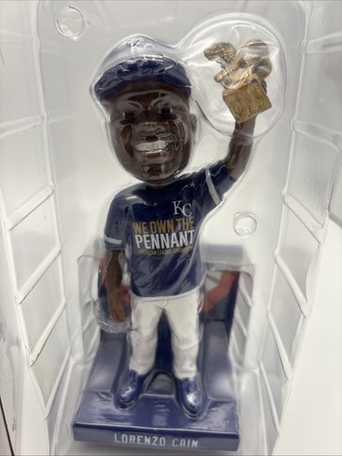 Lorenzo Cain Bobblehead Kansas City Royals 2014 ALCS MVP 8/23/24 - Picture 4 of 8