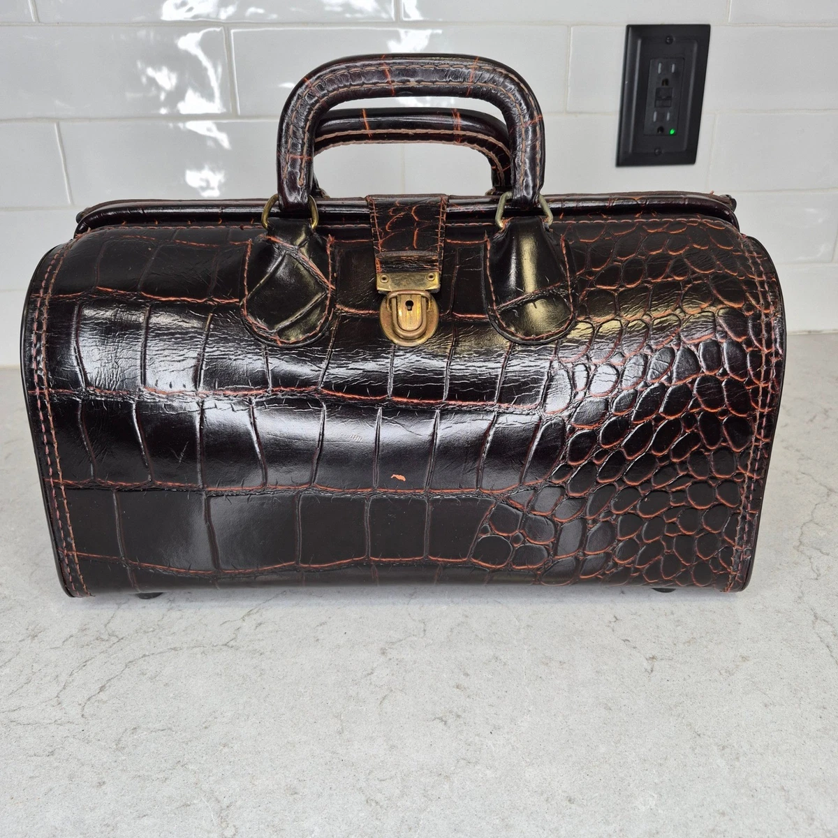 Leather Doctor Bag In Vintage Bags, Handbags & Cases for sale - eBay