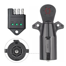 4 Way Flat7 Way Round Rv Blade Trailer Wiring Tester Light Connector Test Plug 4 Way Flat7 Way Round Rv Blade Trailer Wiring Tester Light Connector Test Plug