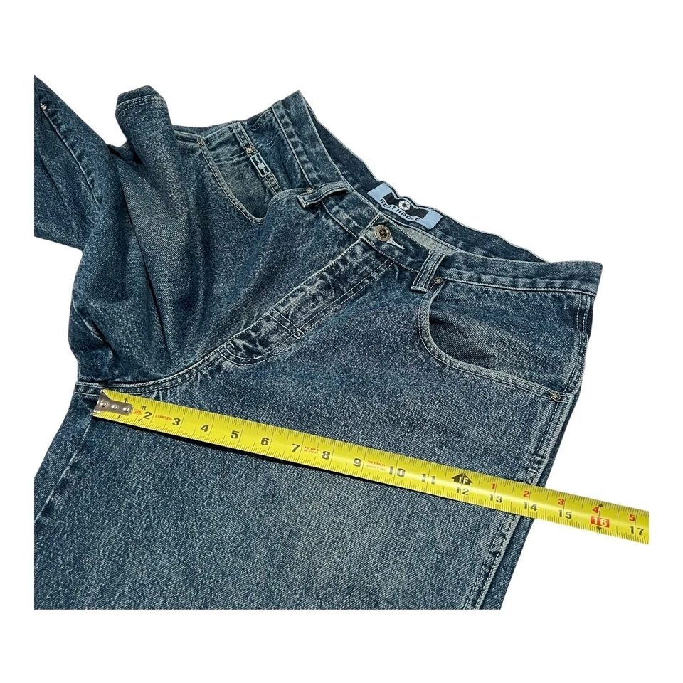 Calça jeans masculina vintage Southpole cargo folgada 34 relaxada Y2K RN82628 - Imagem 4 de 4