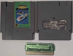 Seicross Nintendo Entertainment System NES Cleaned and Tested bad label
