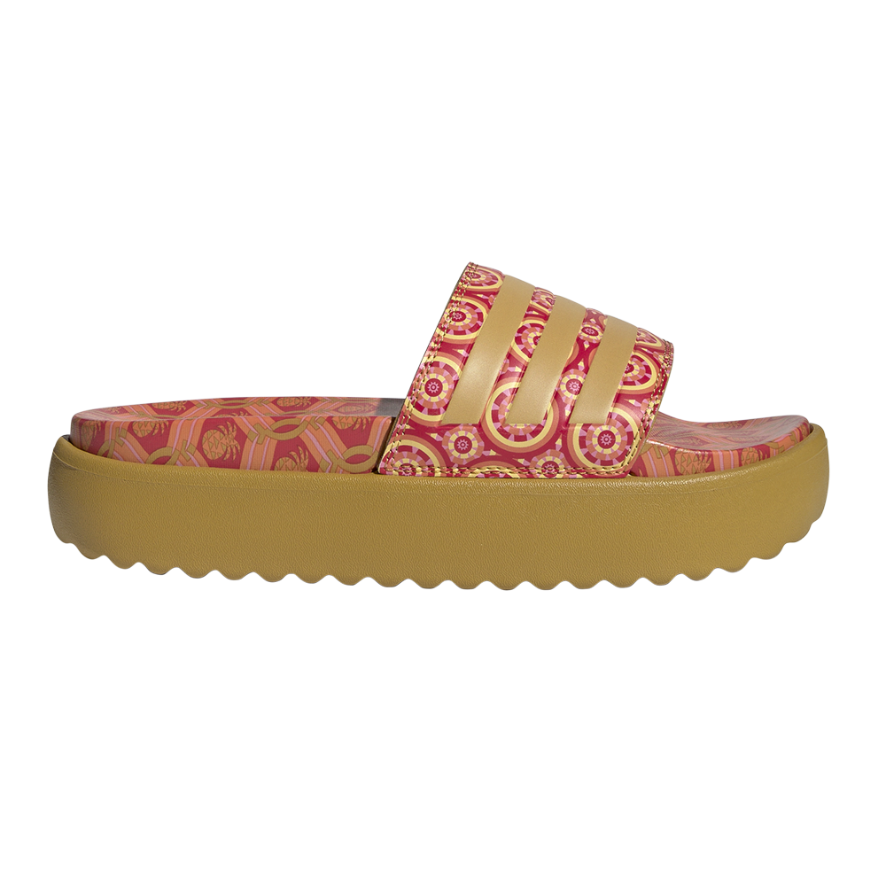 adidas Adilette Platform Slide Womens Size 11 M Comfortable Casual Sandals IF6456
