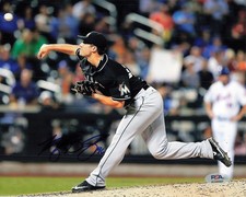 Kyle Barraclough Miami Marlins Signed 8x10 Photo PSA