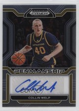 2022-23 Panini Prizm Draft Picks College Penmanship Collin Welp #CP-CWE Auto 4z8
