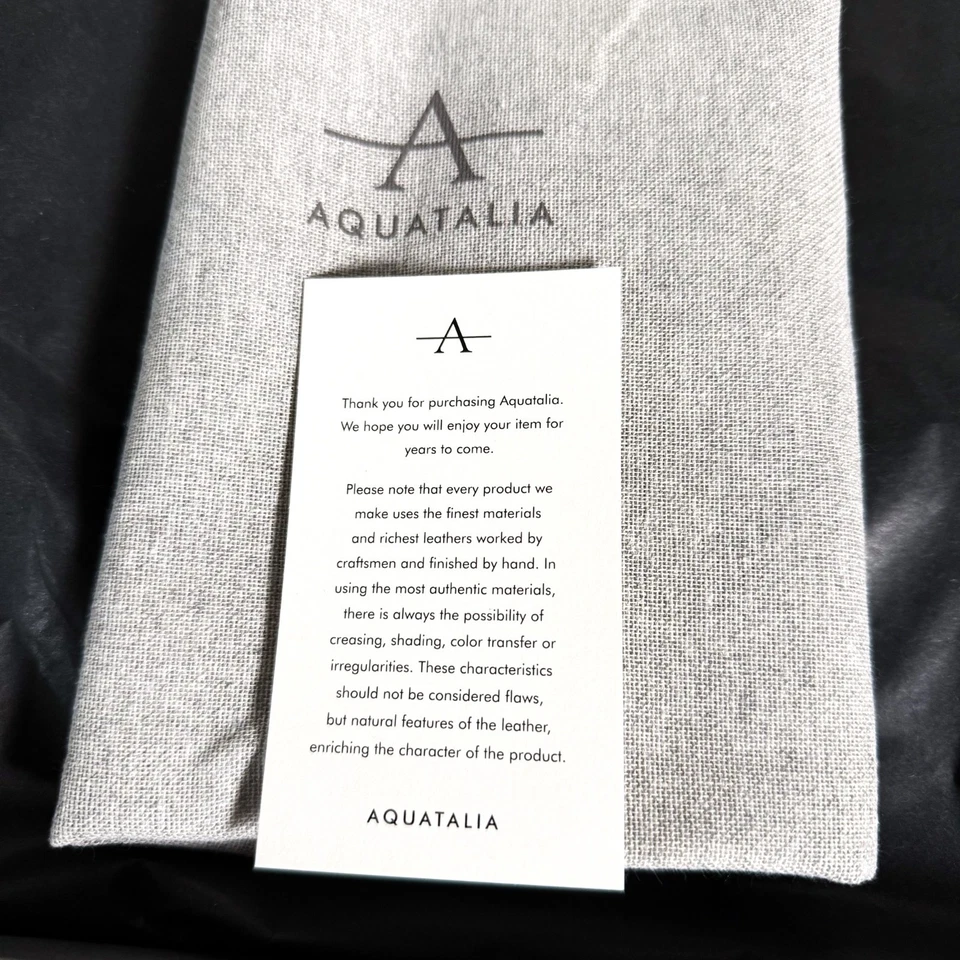 Botas al tobillo Aquatalia para mujer Maddie de cuero de becerro impermeables negras - talla 9,5 M Foto 2 de 4