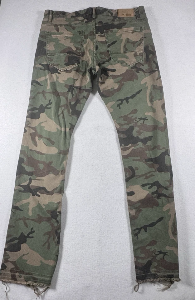 Pantalones Jordan Craig Martin Apilados Para Hombre 40 Camuflados TribecaTwill Dobladillo Deshilachado Foto 3 de 4
