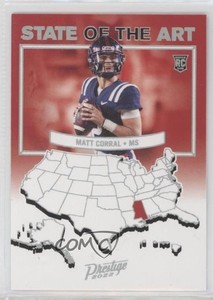 2022 Panini Prestige State of the Art Matt Corral #SA-2 Rookie RC
