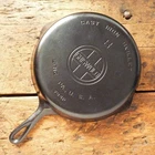 Vintage GRISWOLD Cast Iron SKILLET Frying Pan # 8 LARGE BLOCK LOGO - Ironspoon