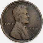 1915-P Lincoln Wheat Penny Cent 1c Good G+ * Original Surfaces * 1915P #2