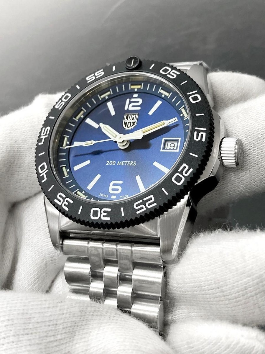 ワミレス Luminox Pacific Diver Ripple Quartz 39mm Men's Dive Watch XS.3123M