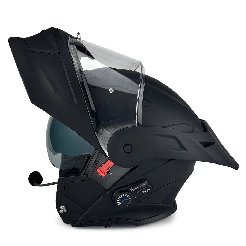 ViPER RSV121 Motorradhelm mit Bluetooth Klapphelm Motorrad Modular Helm XS - 2XL - Bild 4 von 4