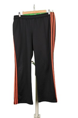 Adidas Climalite schwarz 3 Streifen Trainingshose Damen L Größe 16-18 UK 28L 2014