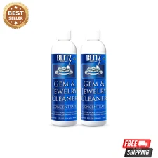 2 Pack BLITZ Concentrated Jewelry Cleaning Solution For Ultrasonic Cleaners 8 oz