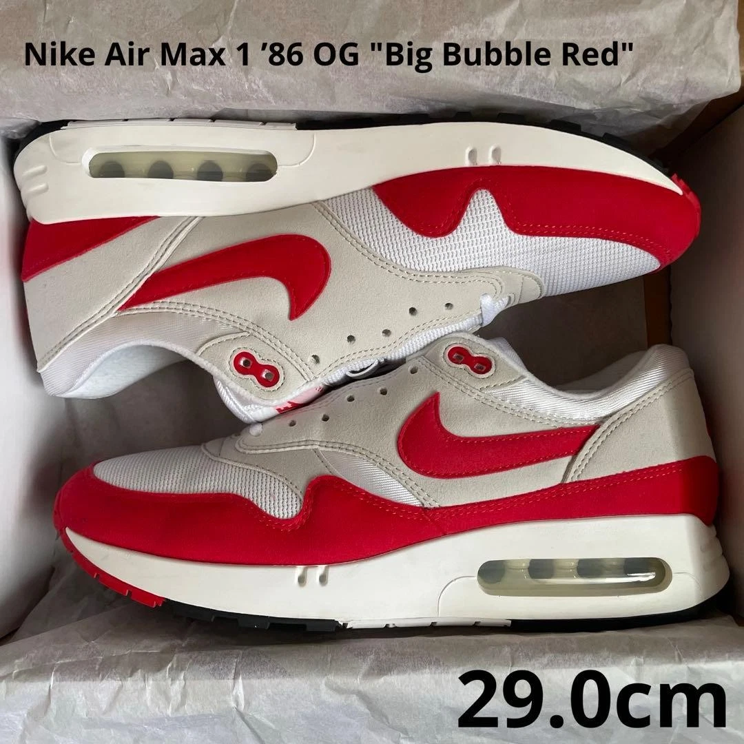 Nike Air Max 1 '86 OG Low Big Bubble - Red | eBay