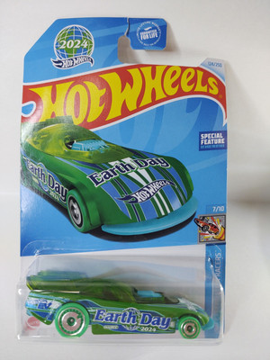 #ad Hot Wheels Green Earth Day 2021 Car HW Celebration Racers 7 10 Spl Feature $10.59