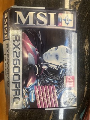 MSI ATI Radeon HD 2600PRO (RX2600PROT2D512E) 512 MB DDR2 SDRAM PCI Express...