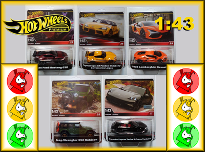Hot Wheels Premium Real Riders - Pick and Choose - 1:43 Scale