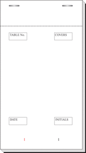 100 x waitress pads style 30 duplicate carbon check order pad duplicate check style