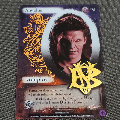ESSENCE (Acetate) CARD SET 122-125 LIMITED 1st Ed. Angel's Curse Buffy BTVS CCG