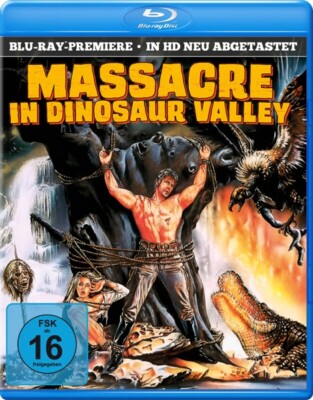 MASSACRE IN DINOSAUR VALLEY - UNCUT FASSUNG -IN HD NEU ABGETASTET  BLU-RAY NEU