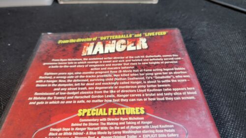 HANGER (2009) NEW/SEALED DVD HORROR GRINDHOUSE VICIOUS CIRCLE FILMS OOP - Picture 5 of 6