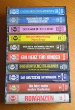 10 Musikkassetten SCHLAGER, Deutsche Hitparade, Herz für Kinder (K-TEL) MC