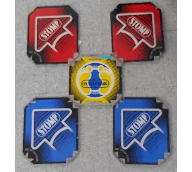 ANDAMIRO PUMP IT UP Arcade Game Replacement DANCE PAD PANEL Set