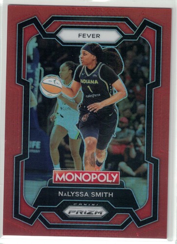 2024 NaLyssa Smith Panini Prizm WNBA Monopoly #28 Fever Red Prizm #/99 40/99