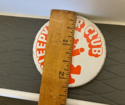 Vintage Sleepy Bear Club TraveLodge Motel Hotel Pinback Button Werbung - Bild 4 von 4