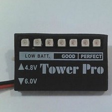 Professional Battery Voltage Indicator Monitor LED Receiver for RC Car & Drones