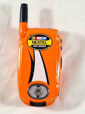 TONY STEWART i736 Motorola NASCAR Nextel CELL PHONE 2004 -Turns on