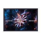 Cosmic Space Darts Design - Personalised Door Mat - 60cm x 40cm