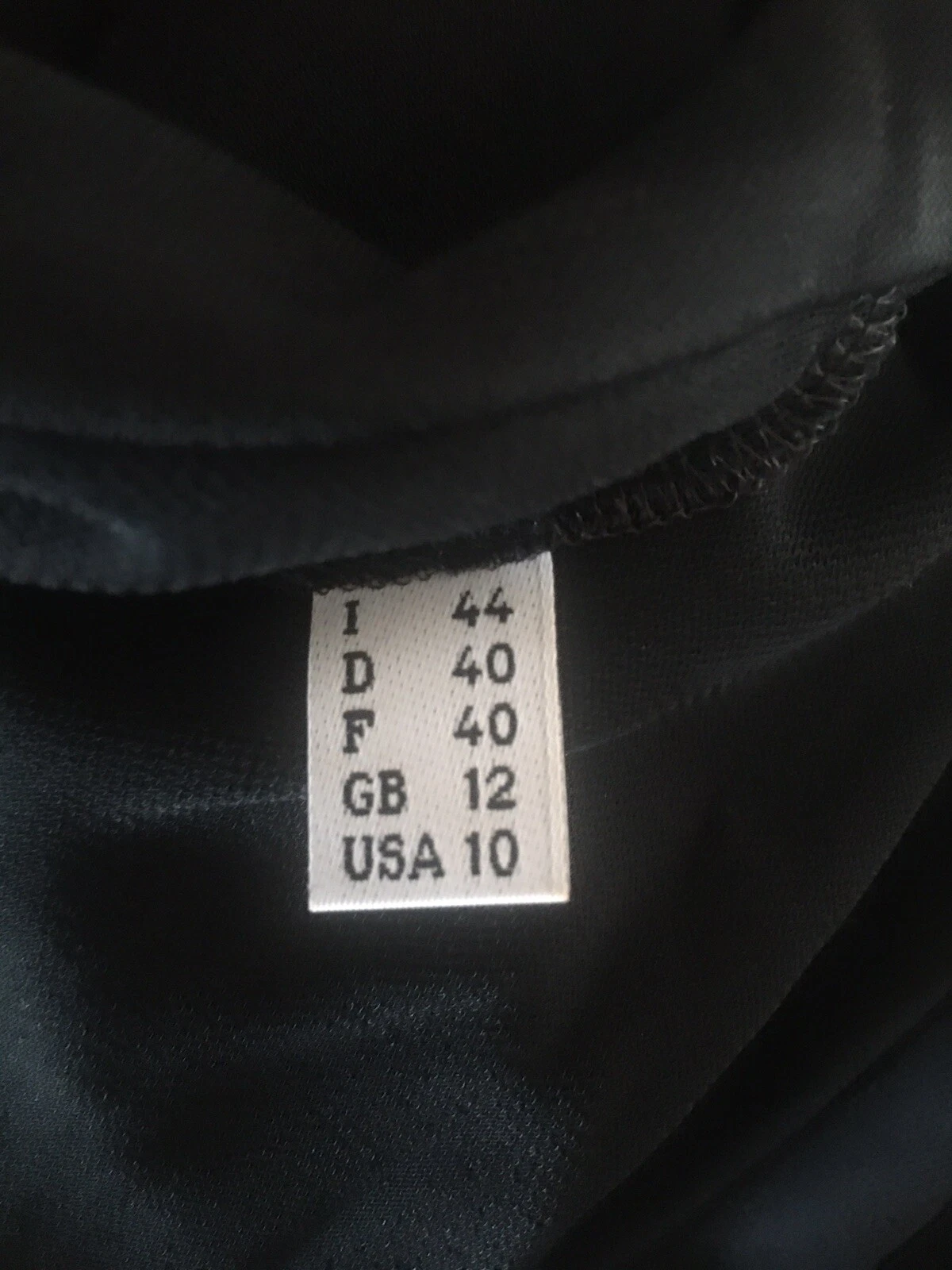 MOSCHINO Designer Elegant Black Dress Size 44IT(12UK)