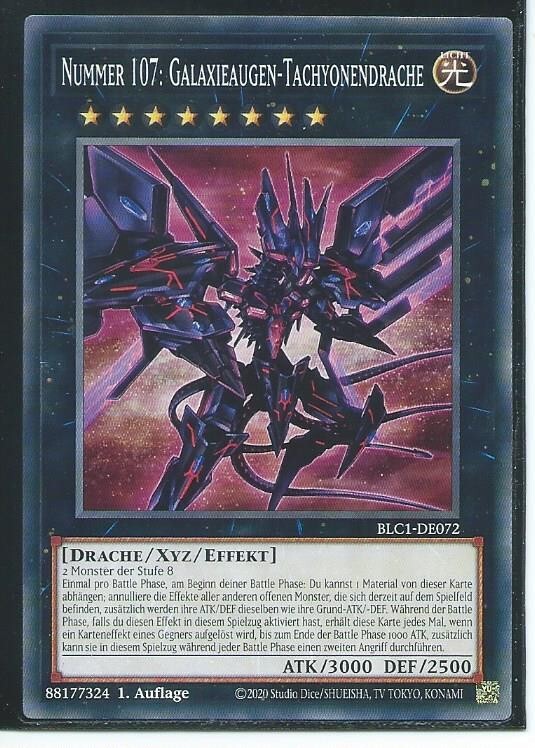 Yu-Gi-Oh! Nummer 95 Galaxieaugen-Dunkelmateriedrache Ultra Rare - Deutsch