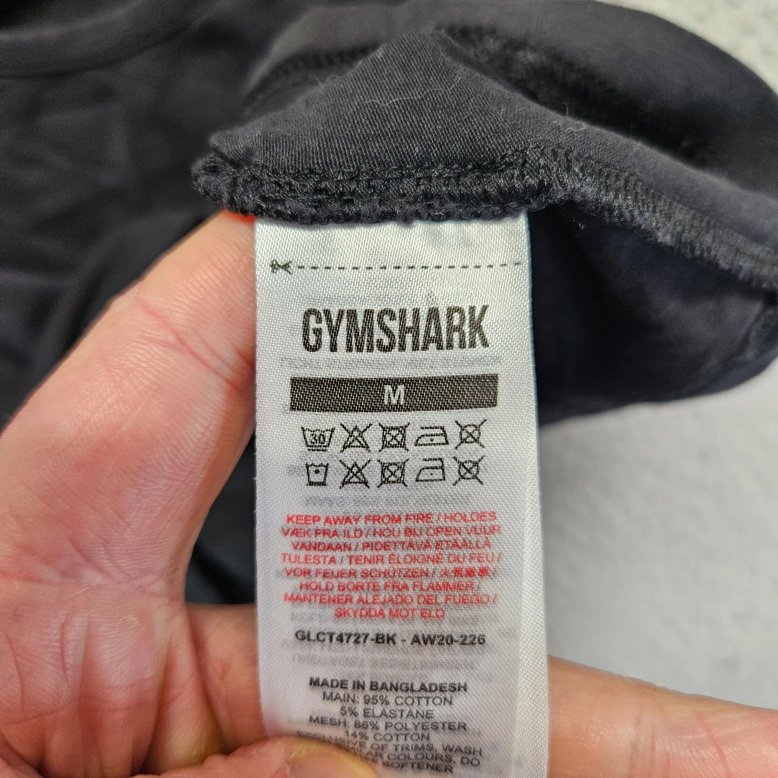 gymshark cropped racerback sleeveless shirt