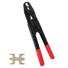 PEX Crimping Tool Kit Dual Head for 1/2" and 3/4" PEX Copper Crimp Rings
