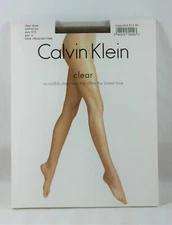 Calvin Klein Clear Sheer Control Top Pantyhose Style 973 Size a