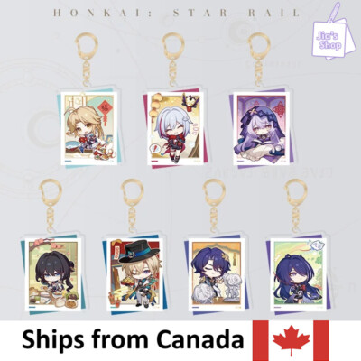 Hoyoverse Official Honkai: Star Rail New Year Greetings Keychain Aventurine