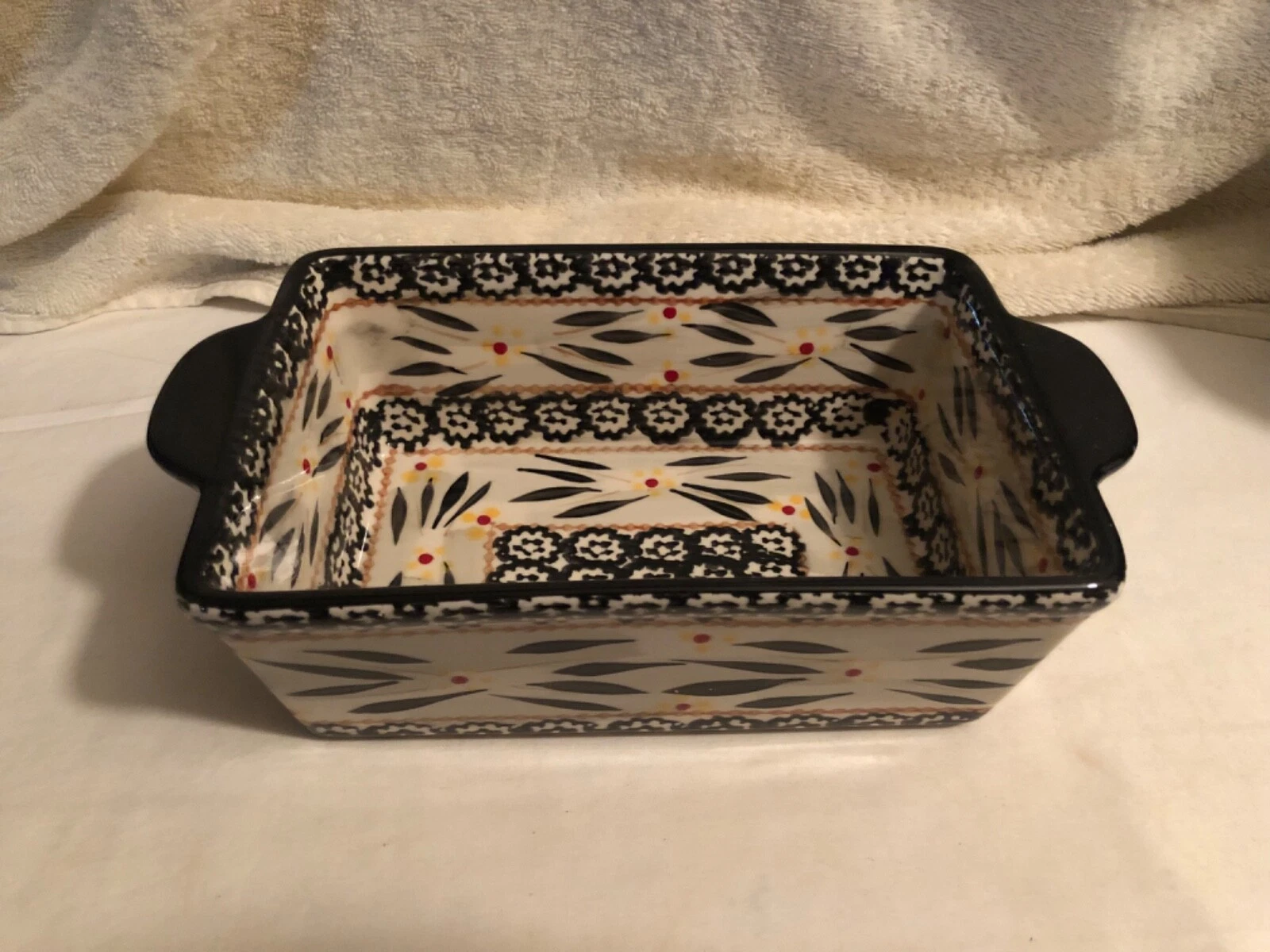 Temp-Tations Old World By Tara Bread Pan center is 7-1/2" X5"