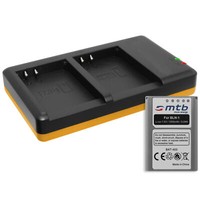 Akku + Dual-LadegeräT BLN-1 FüR Olympus OM-D E-M1, OM-D E-M5, OM-D E-M5 Mark Ii