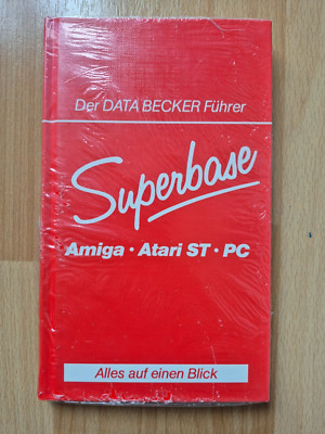   1 Buch: AMIGA ATARI ST PC - SUPERBASE von Data Becker   original versiegelt  